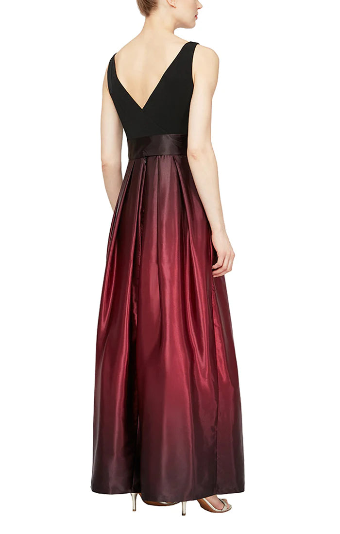 SL Fashions Women's Ombre Party Dress Black Size 14