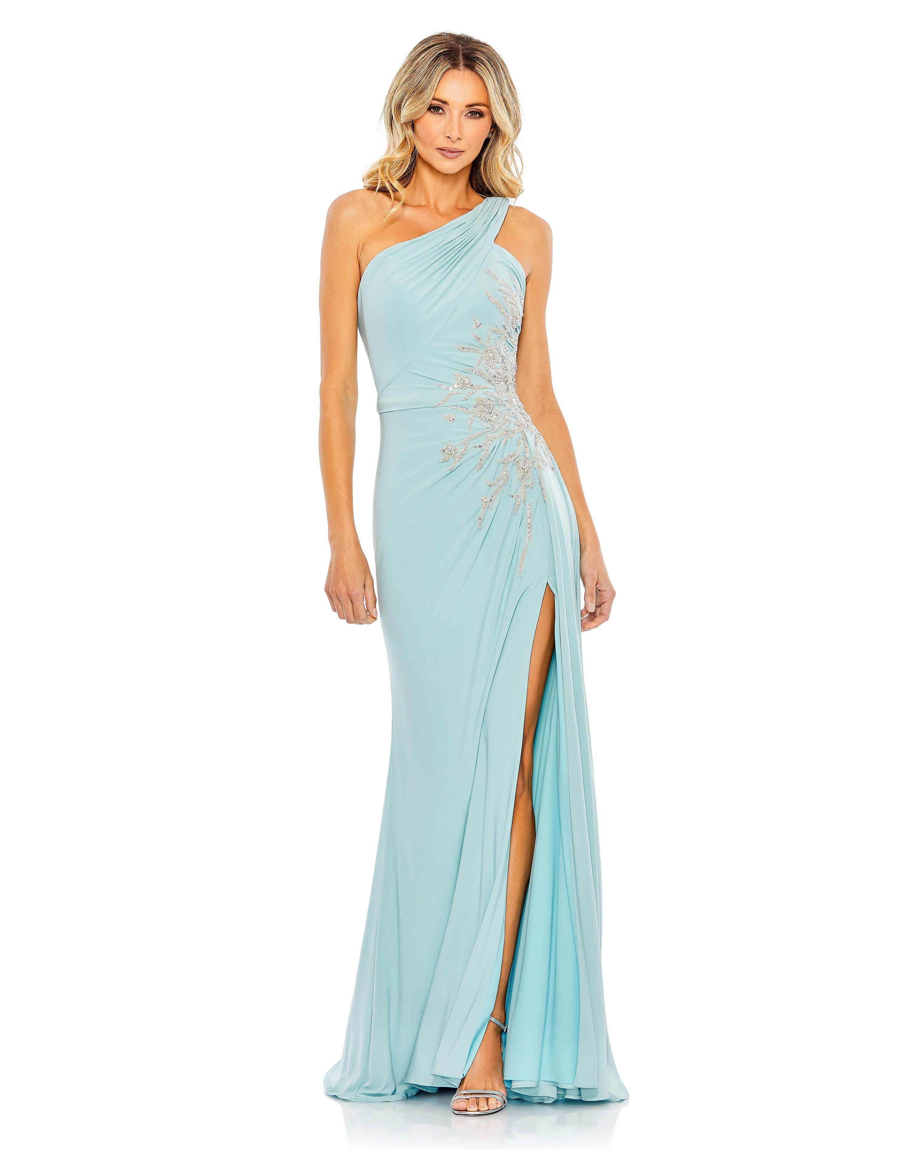 Prom Dresses Prom One Shoulder Formal Dress Blue