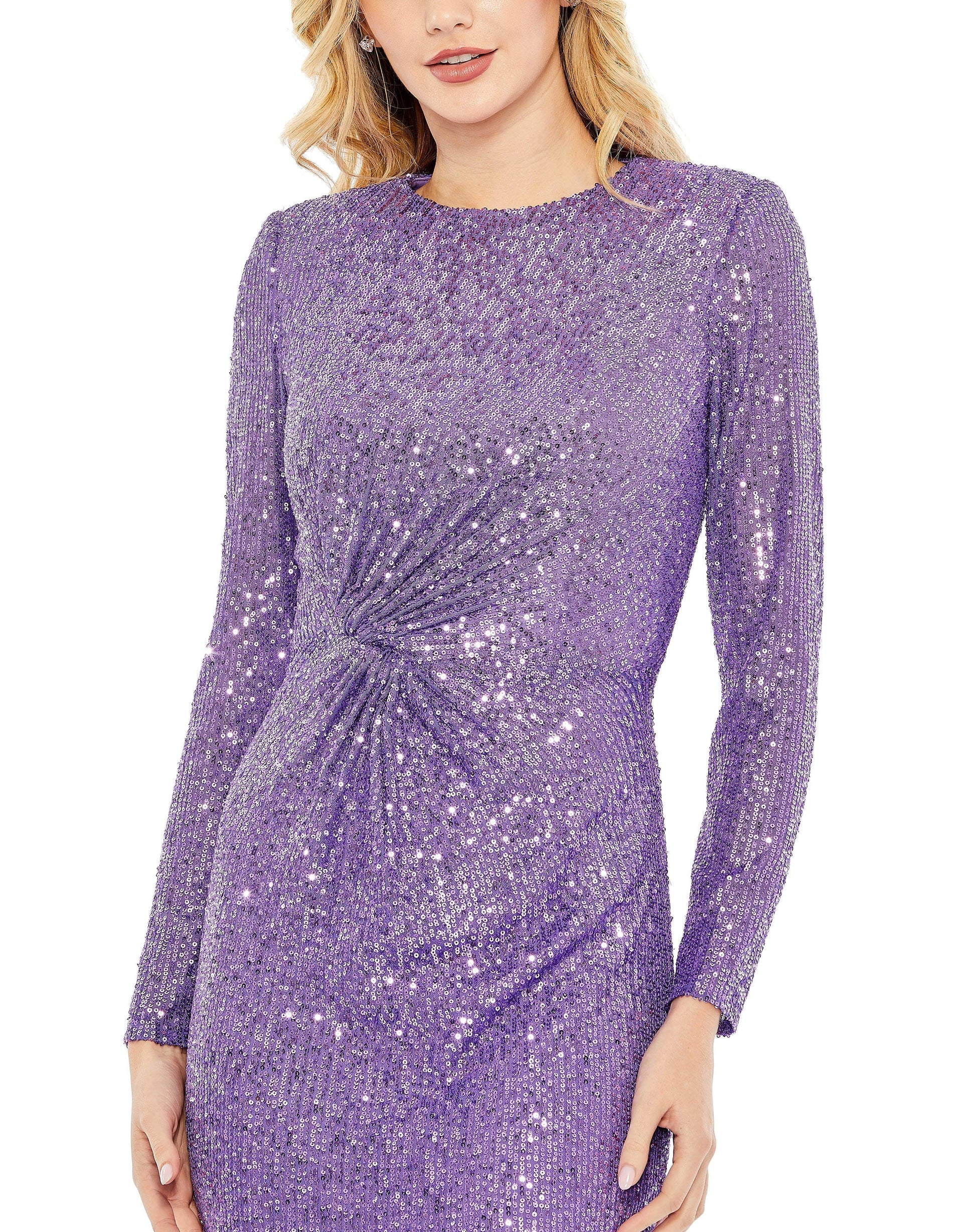 Mac Duggal 42043 Long Sleeve Formal Dress
