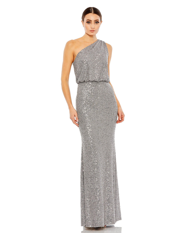 Long One Shoulder Prom Formal Dress One Shoulder & Prom Style Mac Duggal 42045