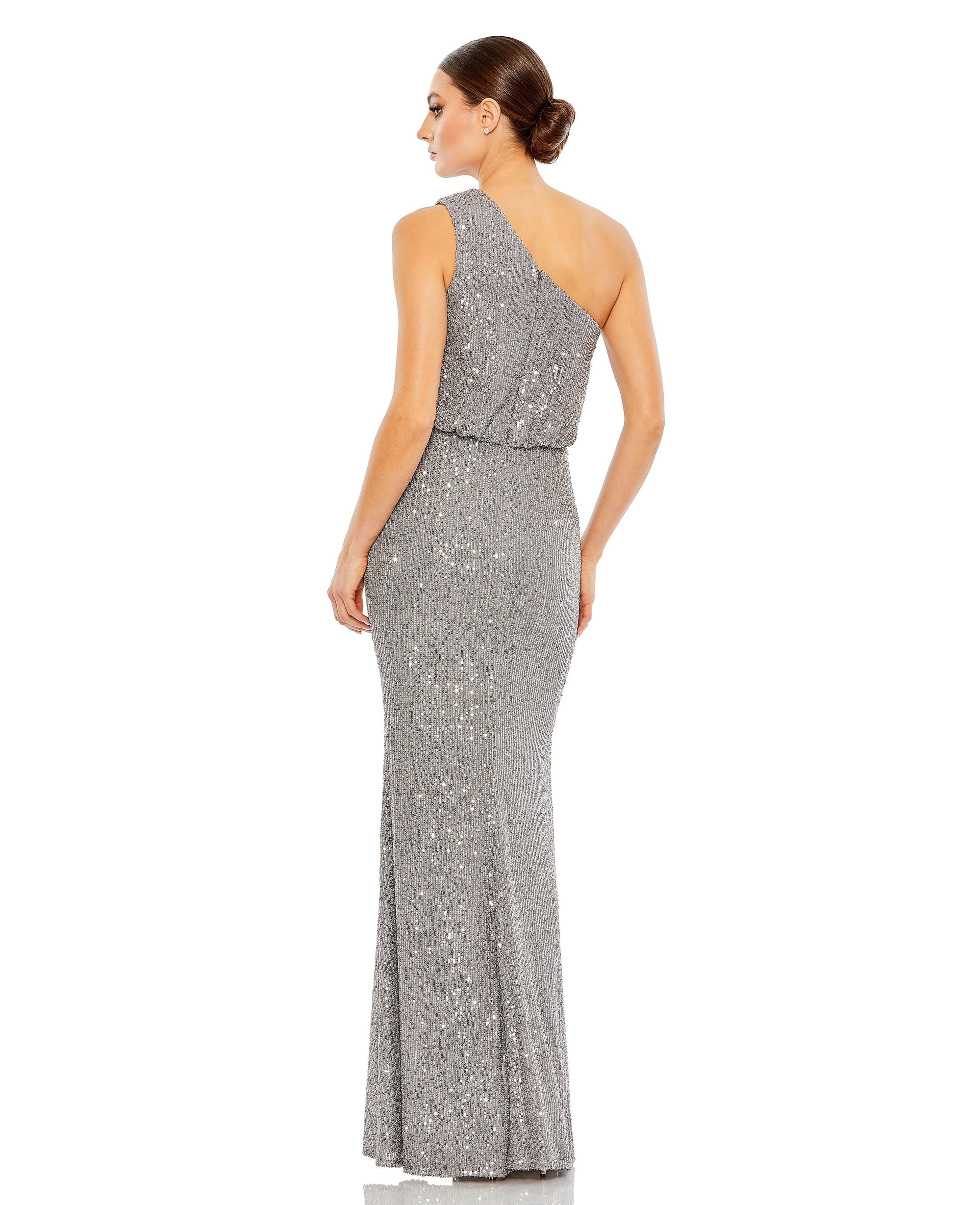 Mac Duggal 42045 Long One Shoulder Prom Formal Dress