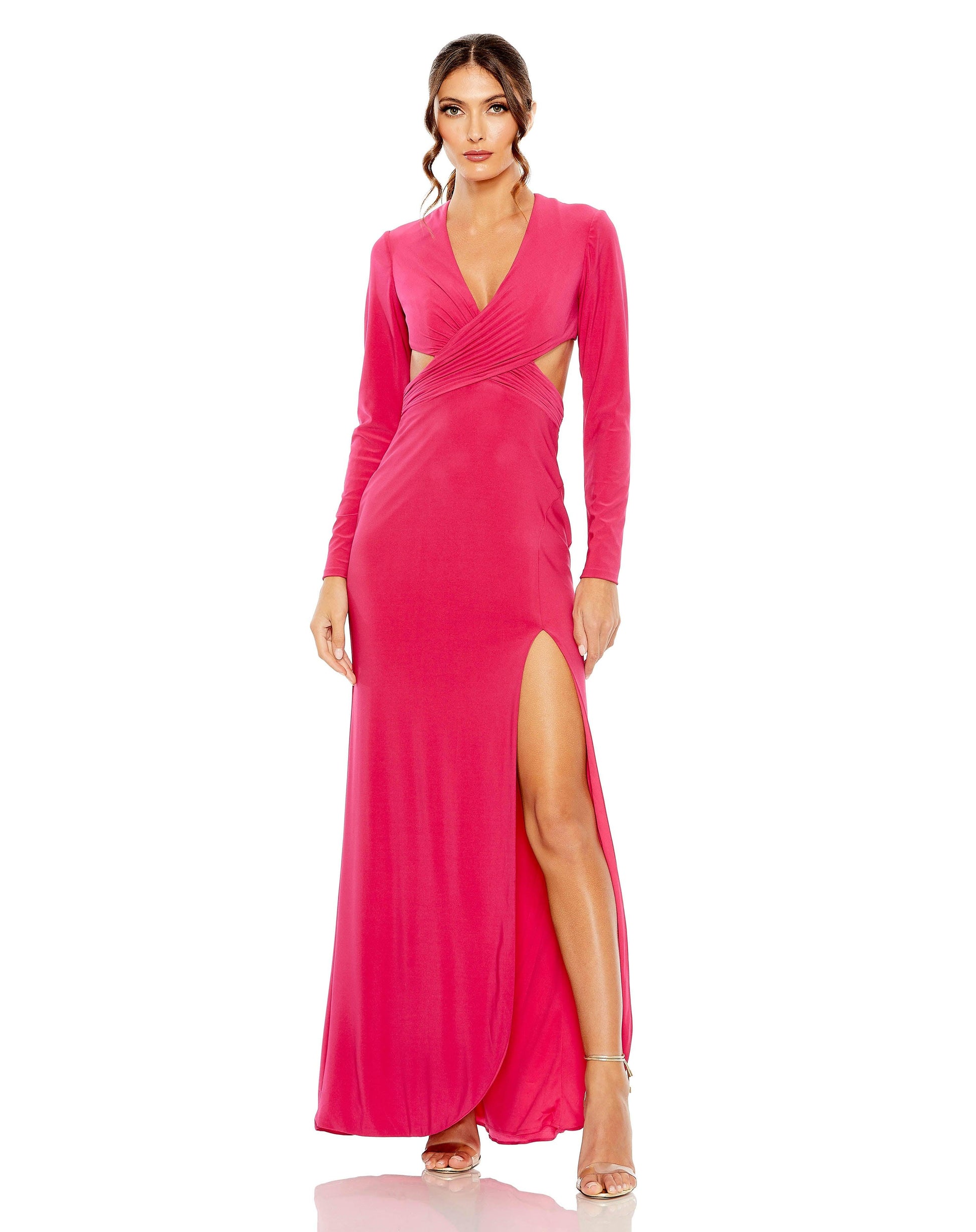 Mac Duggal 42074 Long Sleeve Fitted Formal Dress