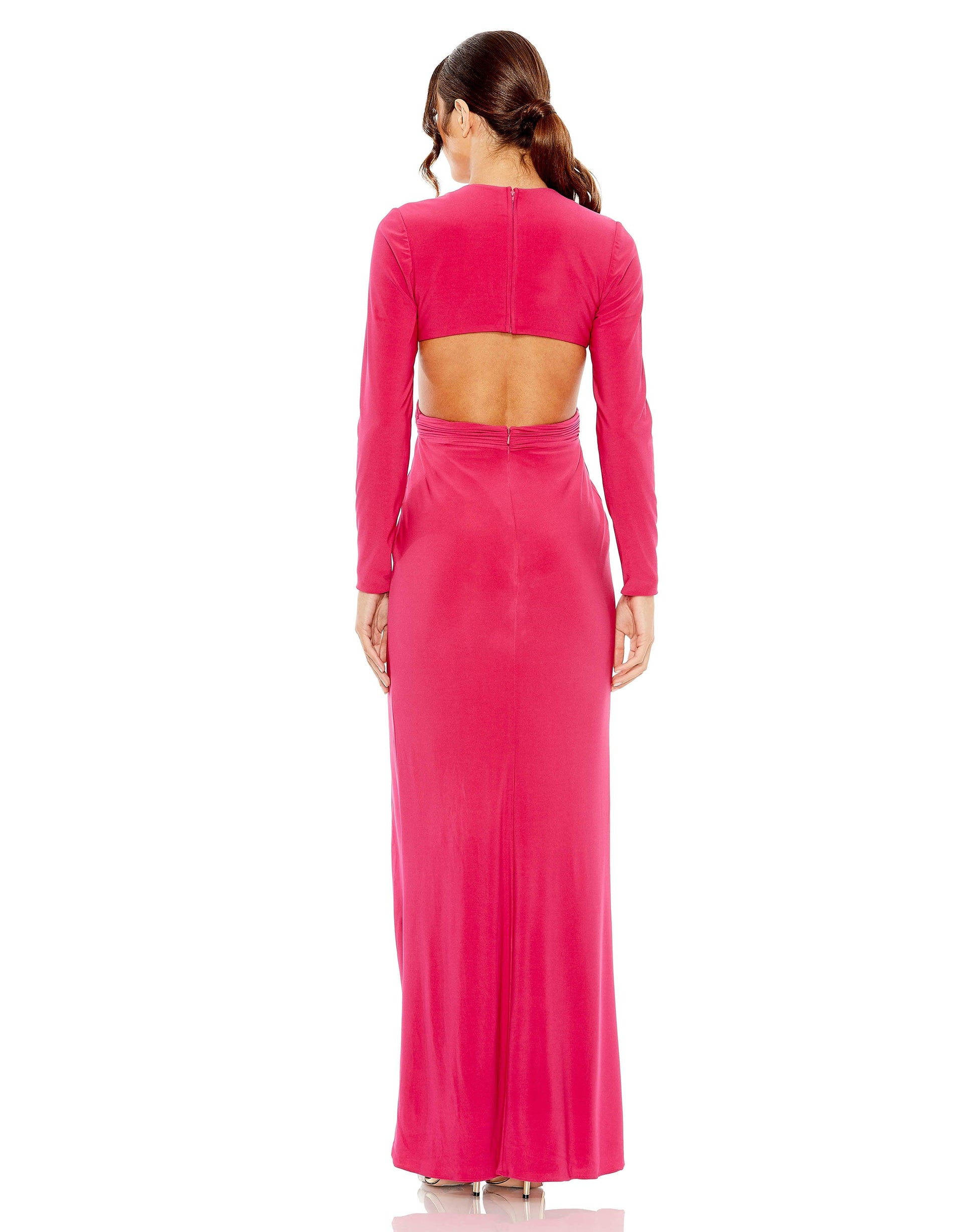 Mac Duggal 42074 Long Sleeve Fitted Formal Dress