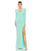 Formal Dresses Long Sleeve Formal Evening Dress Aqua