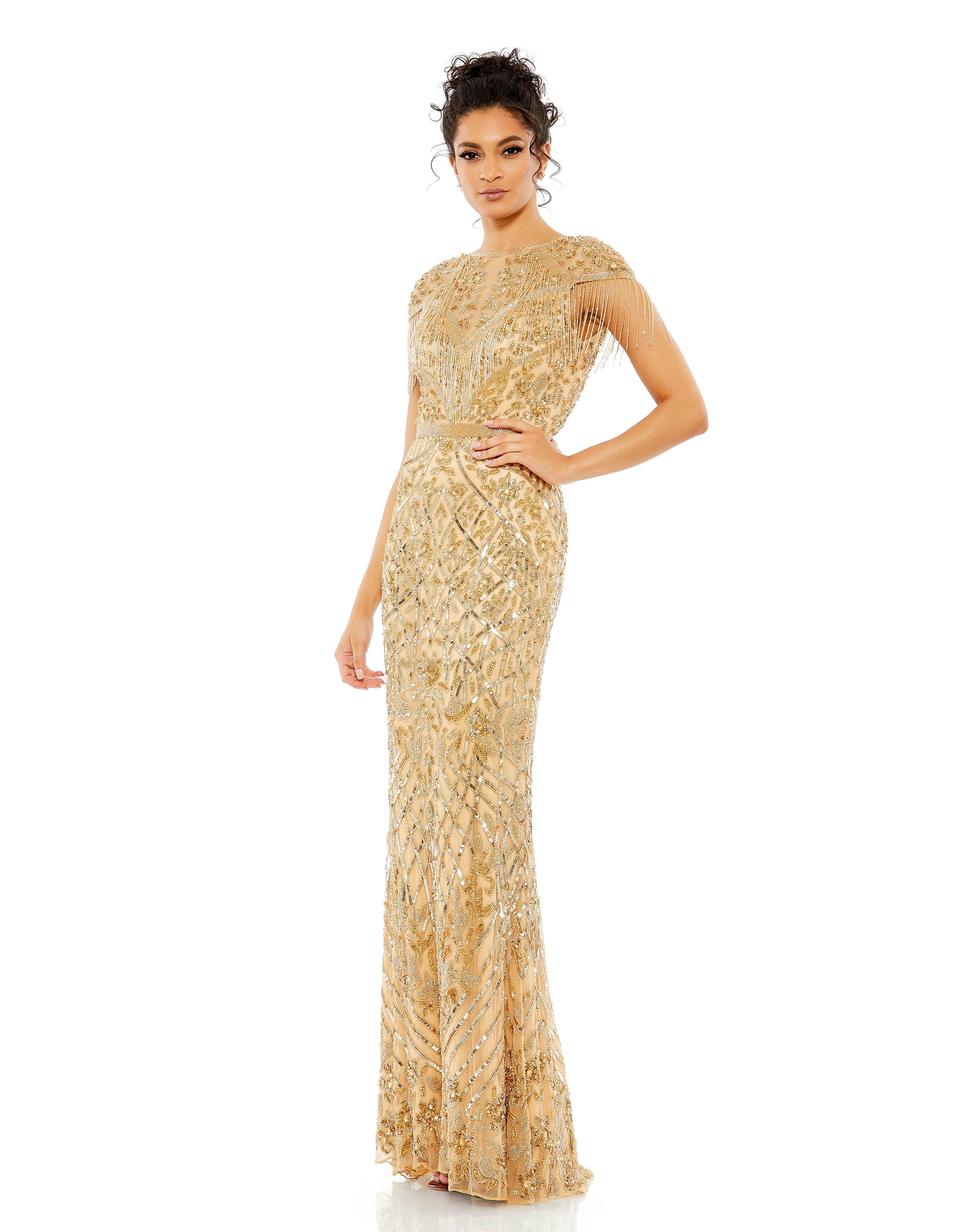 slim fit dress slacks ASHLEYlauren 11342 Sweetheart Sequin Gown main image 0