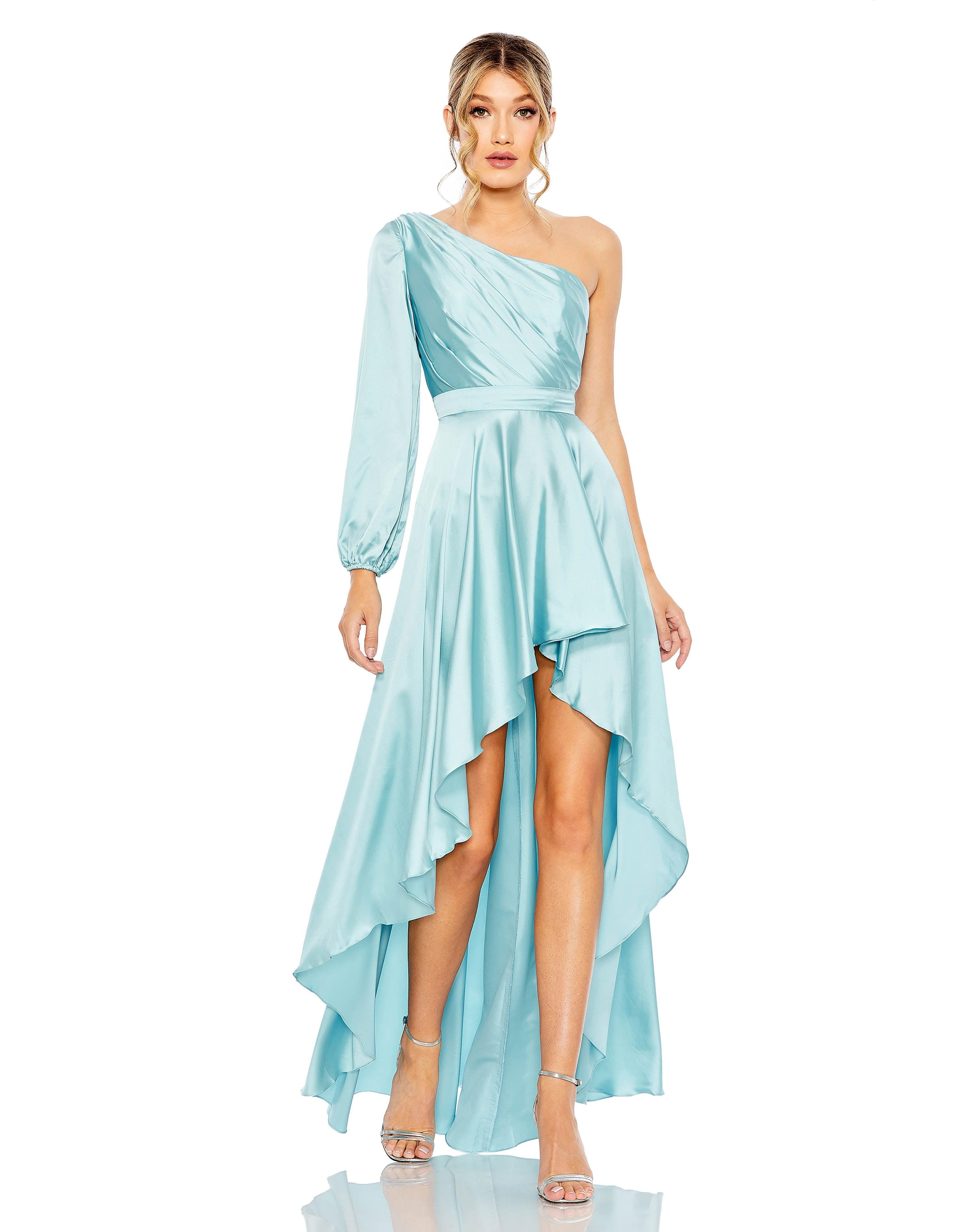 Mac Duggal 49141 High Low One Shoulder Dress | The Dress Outlet Mac Duggal 49141 High Low One Shoulder Dress | The Dress Outlet