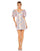 Cocktail Dresses Short Sleeve Floral Print  Cocktail Dress Pink Multi