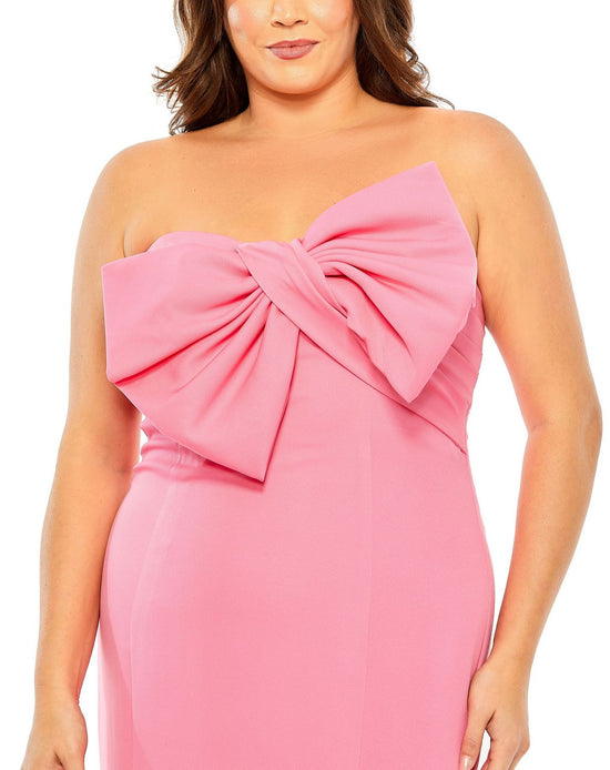 Candy Pink Mac Duggal 49709W Plus Size Formal Prom Long Gown for $229.0 ...