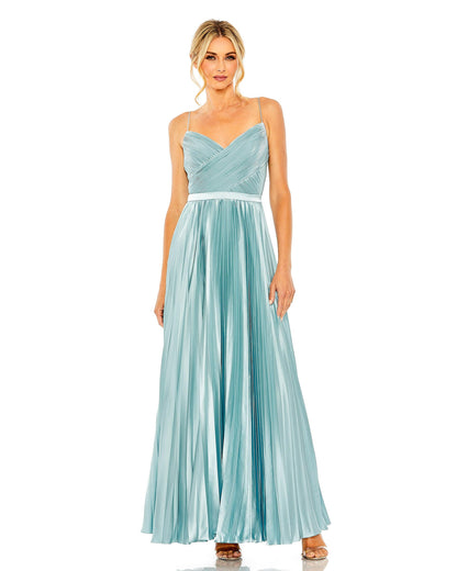 Prom Dresses Prom Long Spaghetti Strap Formal Dress French Blue