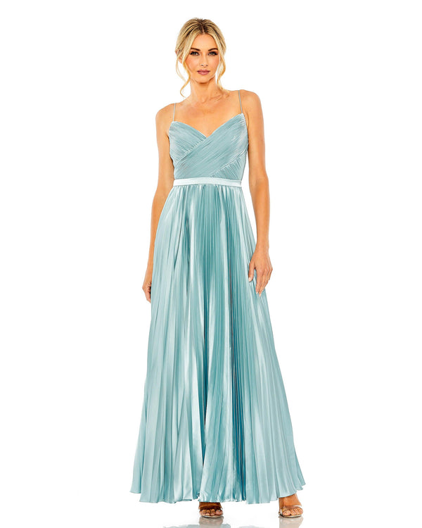 Prom Long Spaghetti Strap Formal Dress Spaghetti Strap & Formal Fit Mac Duggal 49715