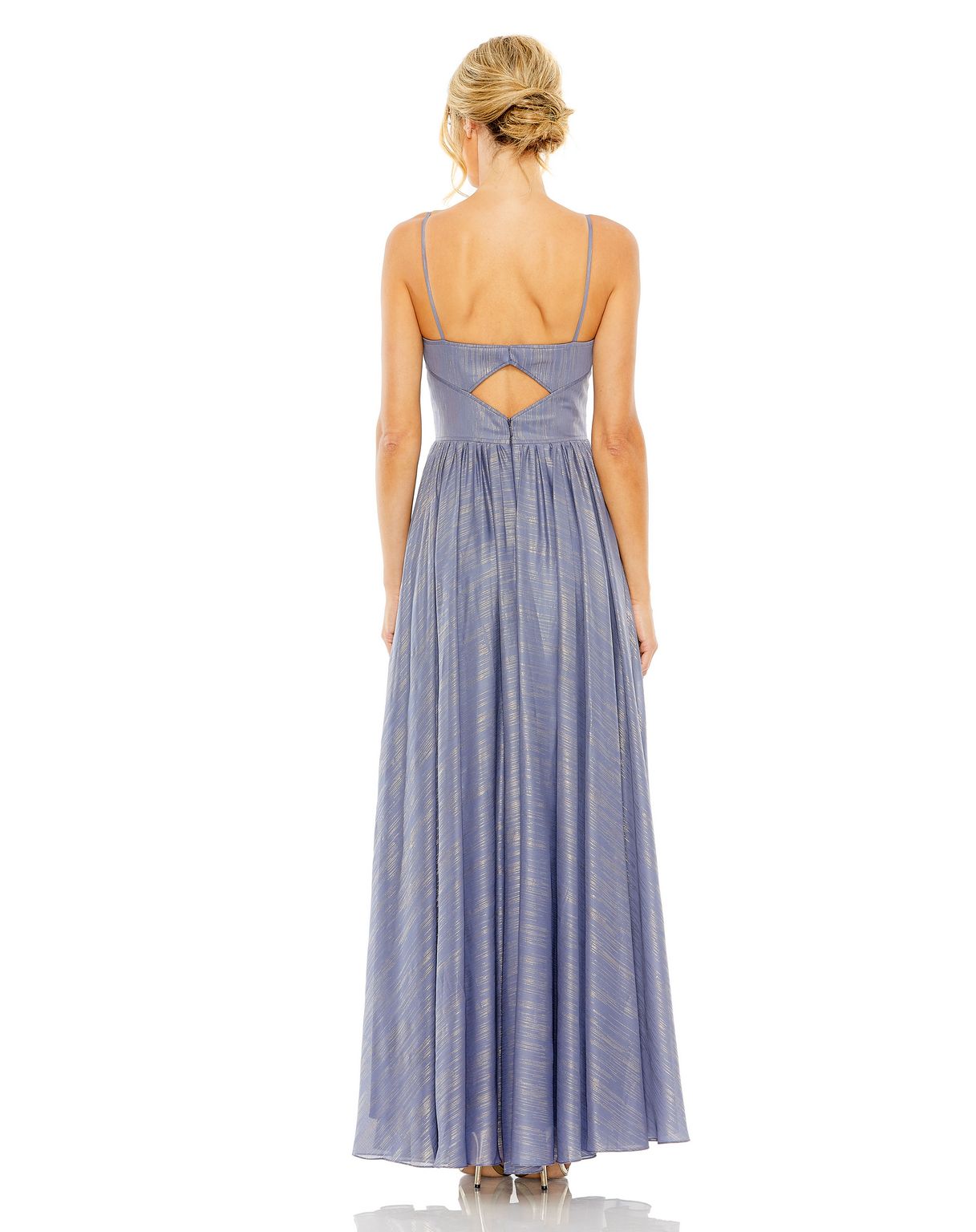 Mac Duggal 49738 Pleated Formal Cutout Prom Long Dress