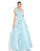 Prom Dresses Long Sleeveless Chiffon Prom Gown Powder Blue