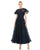 Formal Dresses Floral Lace Formal Midi Dress Sale Navy