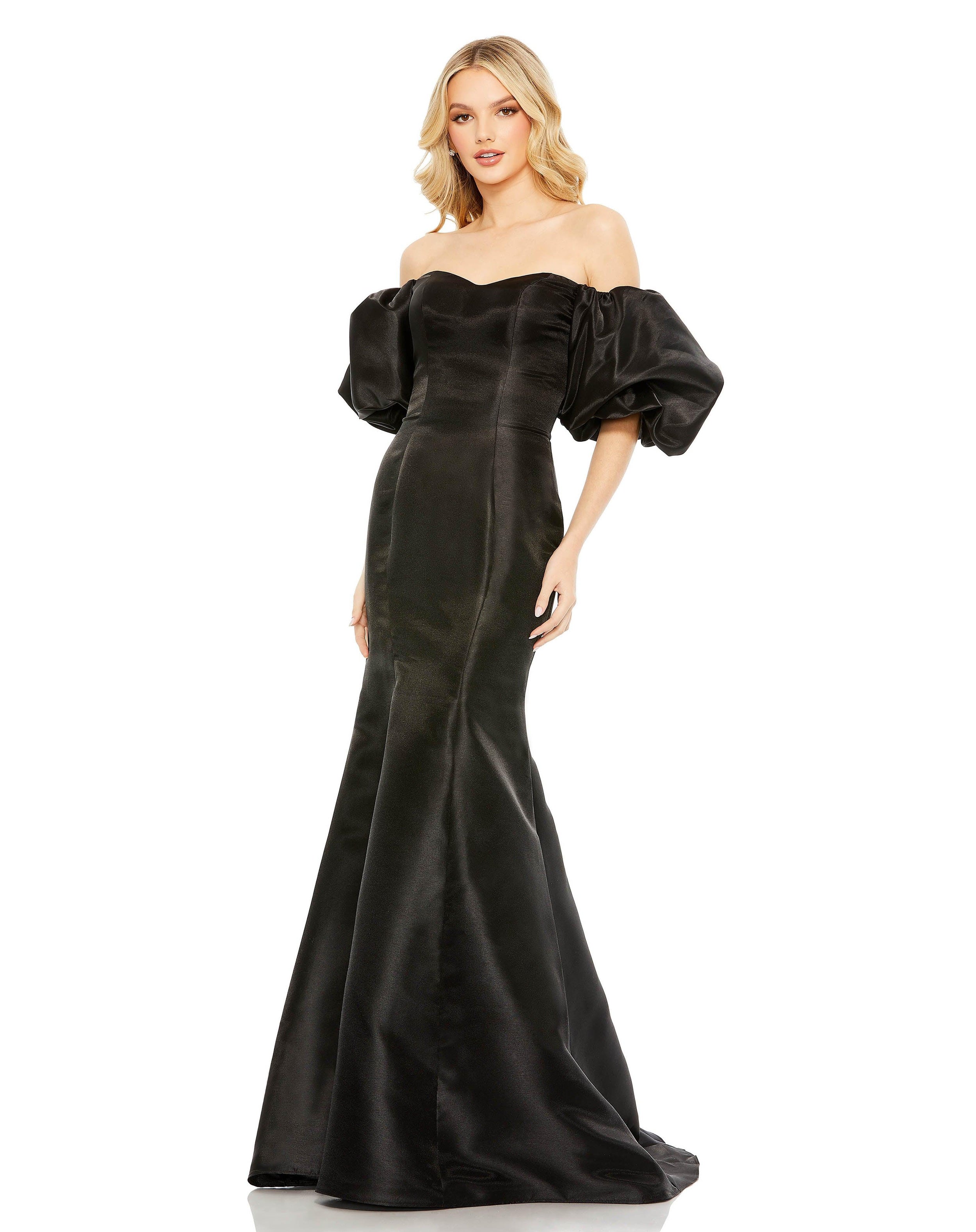 Prom Dresses Long Off Shoulder Prom Formal Dress Black