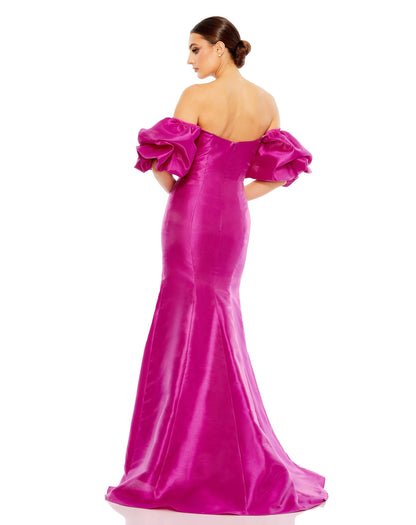 Prom Dresses Long Off Shoulder Prom Formal Dress Fuchsia