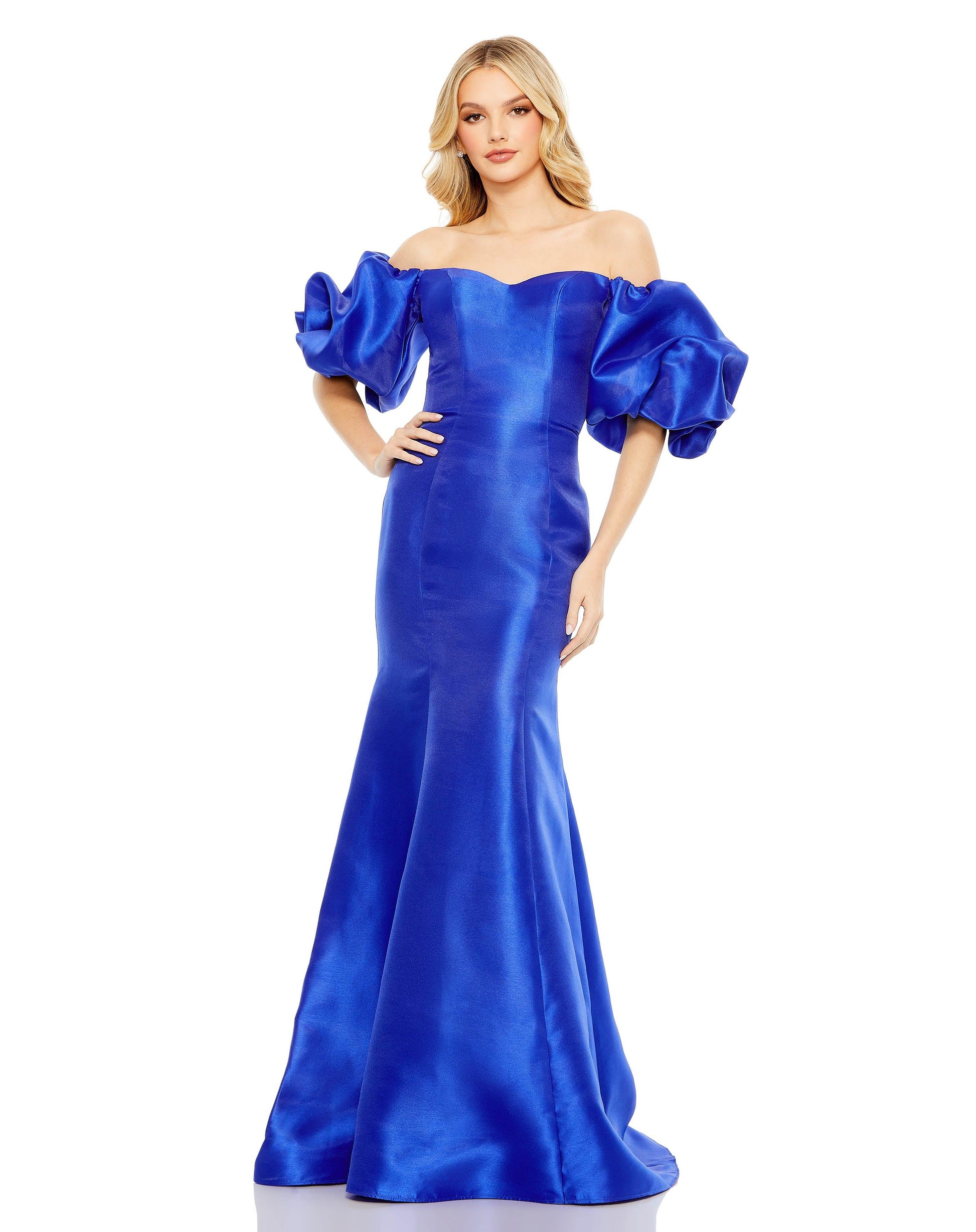 Prom Dresses Long Off Shoulder Prom Formal Dress Royal Blue