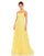 Prom Dresses Prom Spaghetti Strap Long Formal Gown Yellow