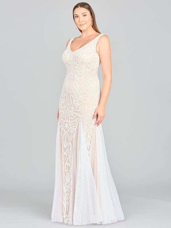 Lara Dresses 51061 Long Sleeveless Bridal Dress
