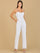 Wedding Dresses Beaded Bridal Jumpsuit Ivory