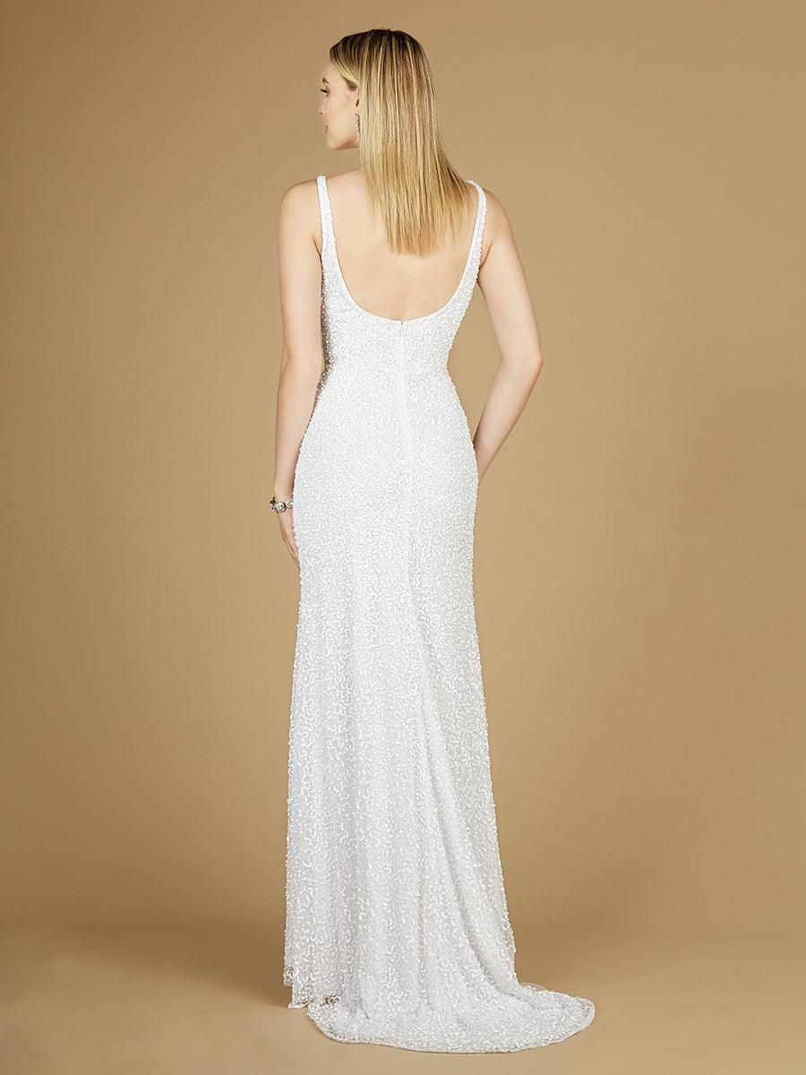 Wedding Dresses Long Beaded Bridal Gown Ivory