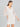 Wedding Dresses V-Neck Ballon Sleeve Mini Bridal Dress Ivory Nude
