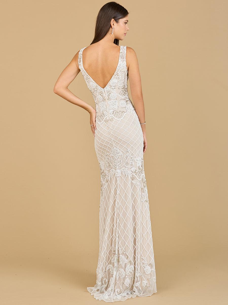 Wedding Dresses Sleeveless Long Wedding Gown Nude Ivory