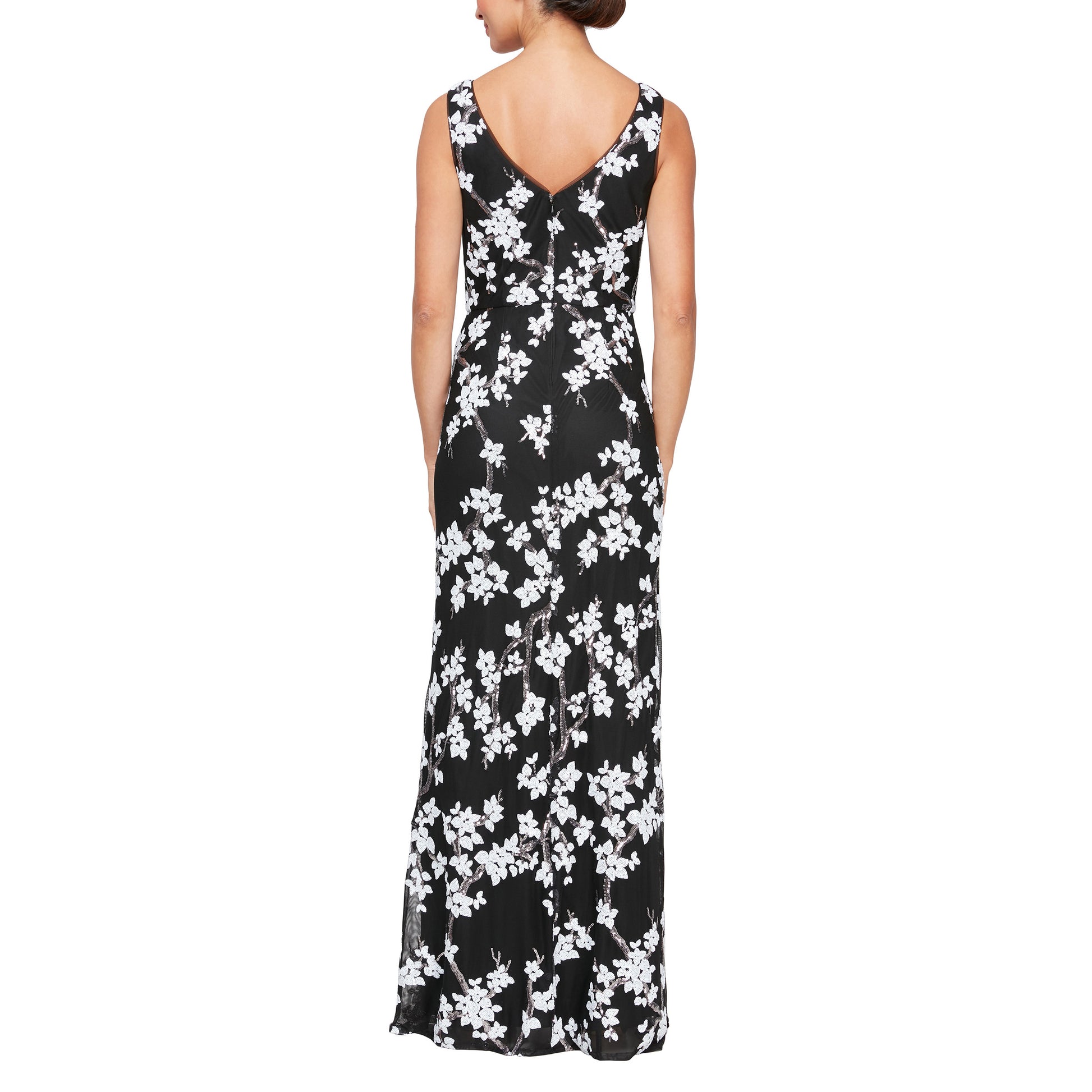 Alex Evenings 5196932 Long Formal Sequin Evening Dress