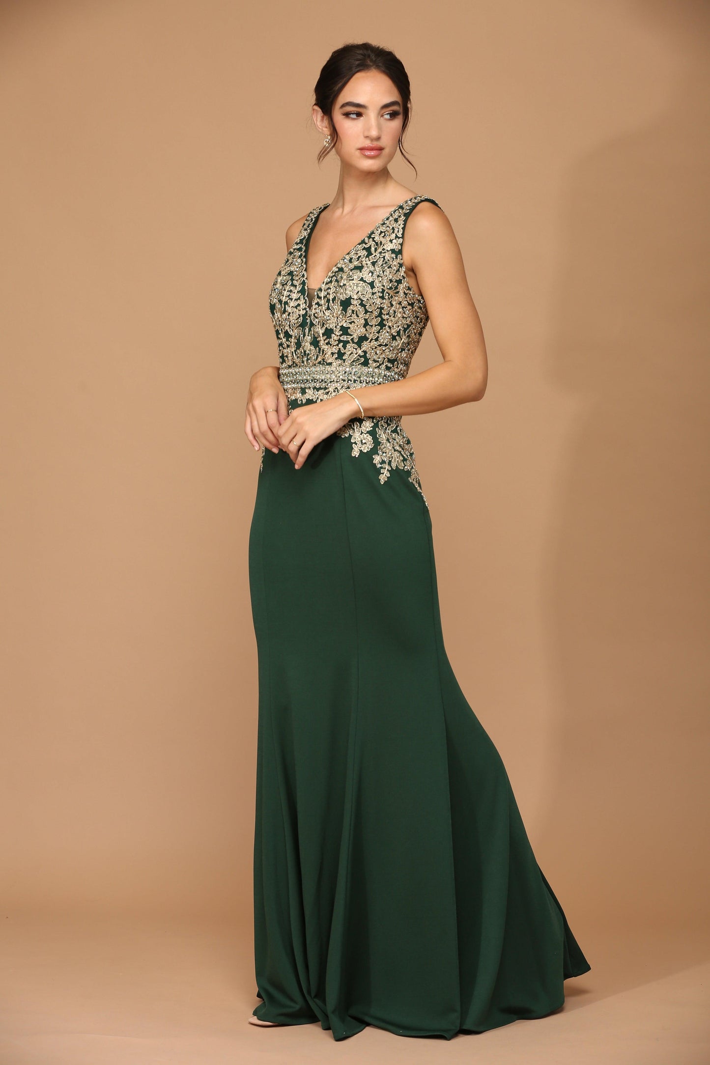 Mother of the Bride Long Formal Sleeveless Dress