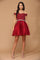 Prom Short Off Shoulder Lace Cocktail Party Dress