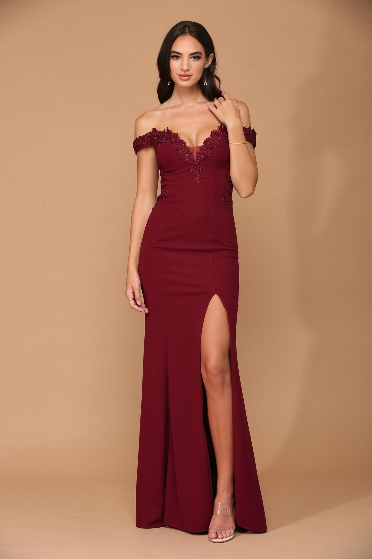 Off the Shoulder Dresses - Strapless Prom & Homecoming Gowns The Dress Outlet Off the Shoulder Dresses - Strapless Prom & Homecoming Gowns The Dress Outlet