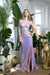Long Sleeveless Formal Fitted Prom Dress
