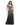 Plus Size Dresses Fabulouss Long Cap Sleeve Plus Size Dress Black Multi