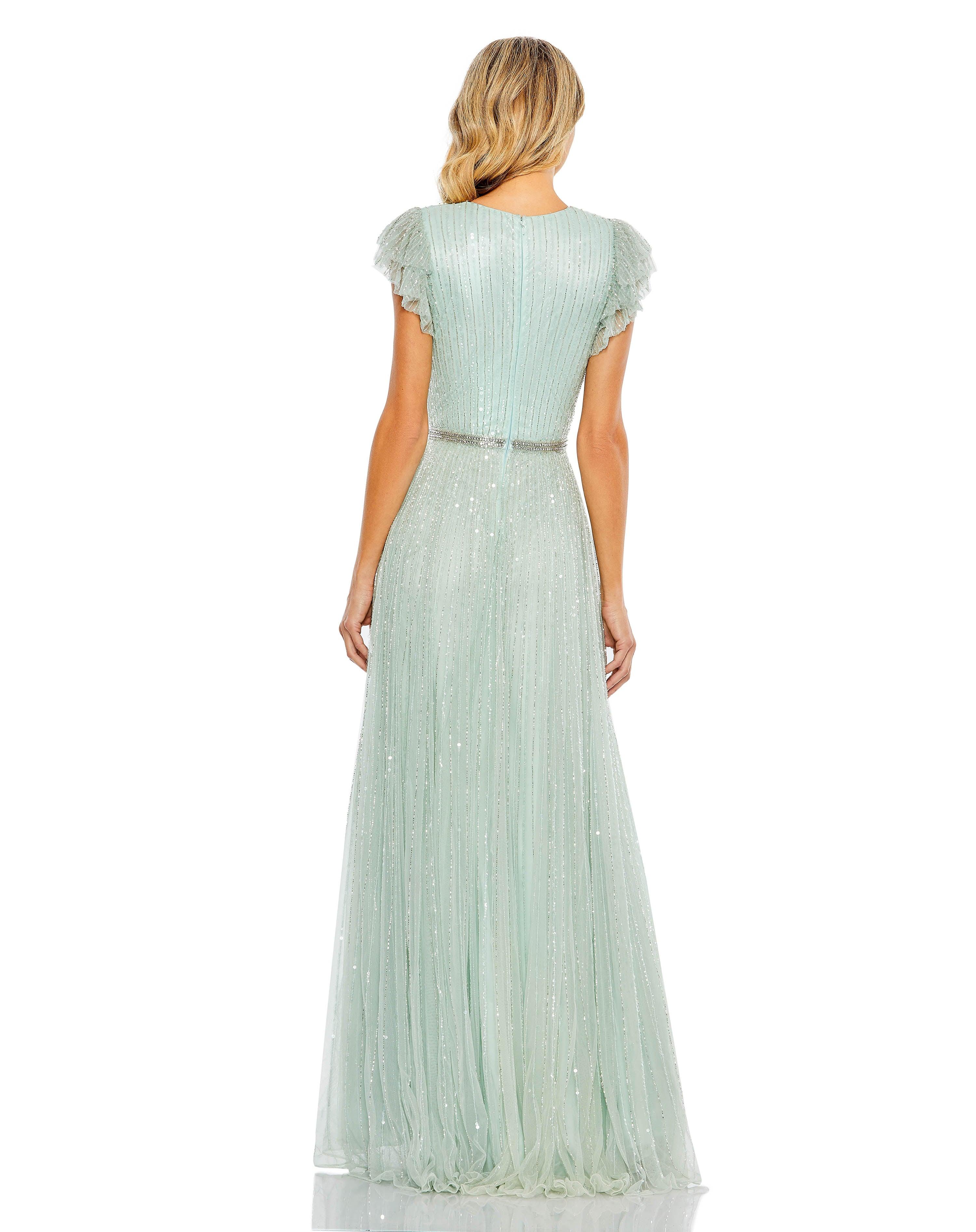 Mac Duggal 5502 Short Sleeve Formal Dress