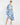 Cocktail Dresses High Low Floral Cape Sleeve Cocktail Dress White Multi