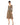 Cocktail Dresses Long Sleeve Sequin Cocktail Tea Length Dress Dark Taupe