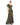 Formal Dresses Long Formal Beaded Dress Black Gold