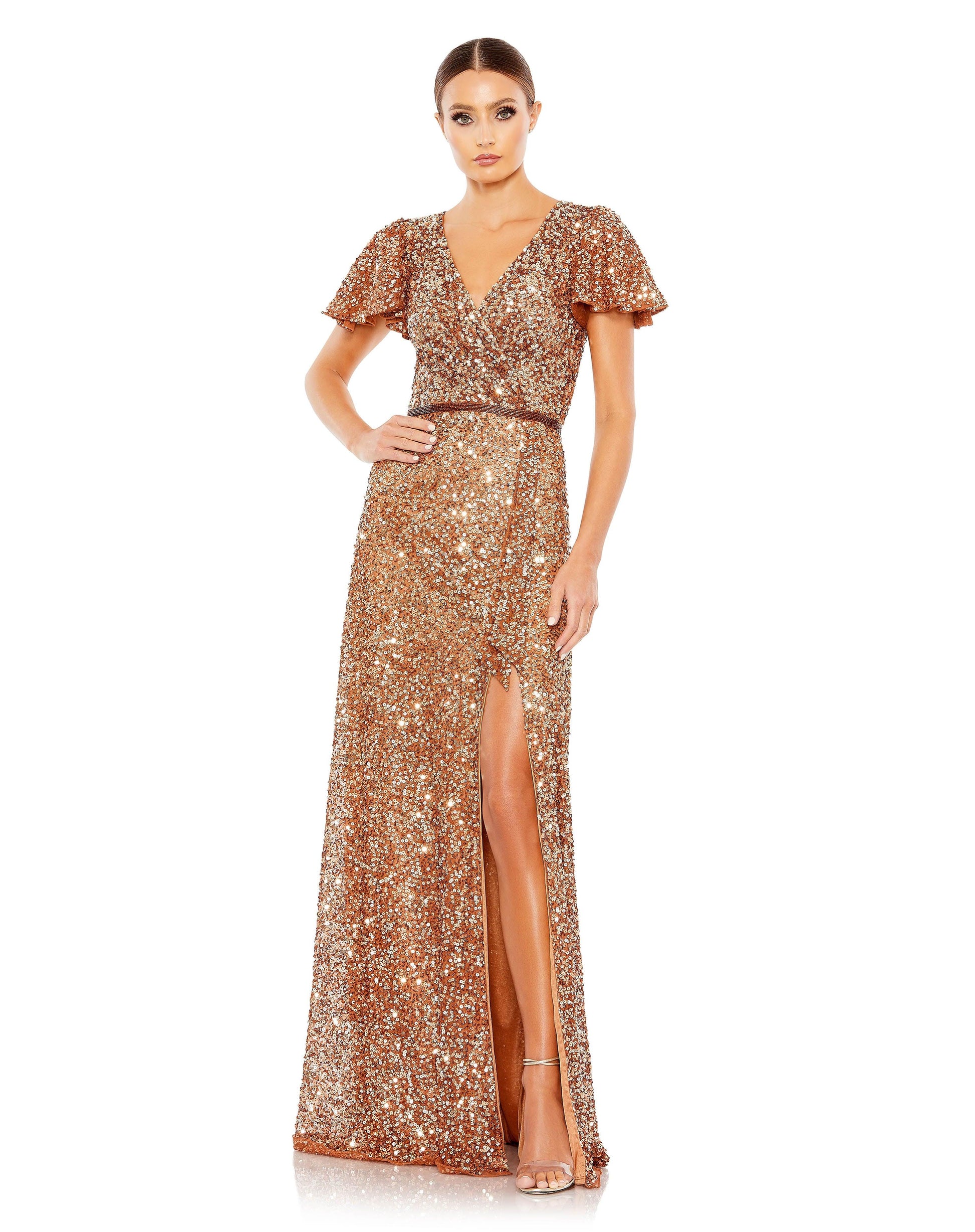 Mac Duggal 5540 Long Formal Beaded Dress