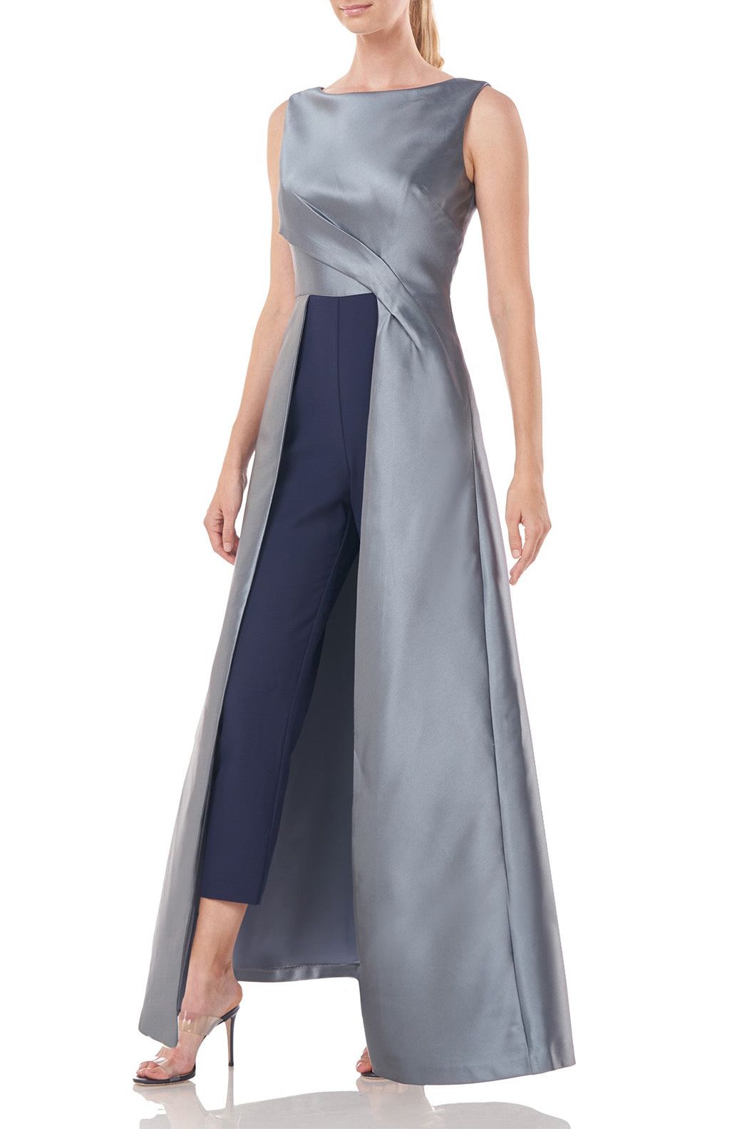 Kay unger deals jumpsuit gown