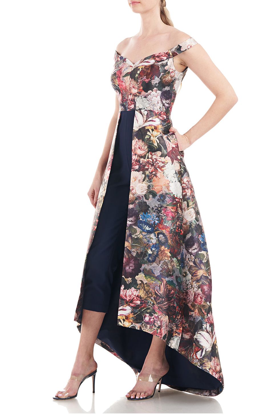 Kay Unger 5548140 Long Formal Off Shoulder Jumpsuit