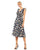 Formal Dresses Floral Chiffon Formal Midi Length Dress Sale Navy Multi