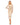 Formal Dresses Long Sleeve Tea Length Formal Dress Peach