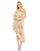 Cocktail Dresses High Low One Shoulder Floral Print Dress Nude Multi