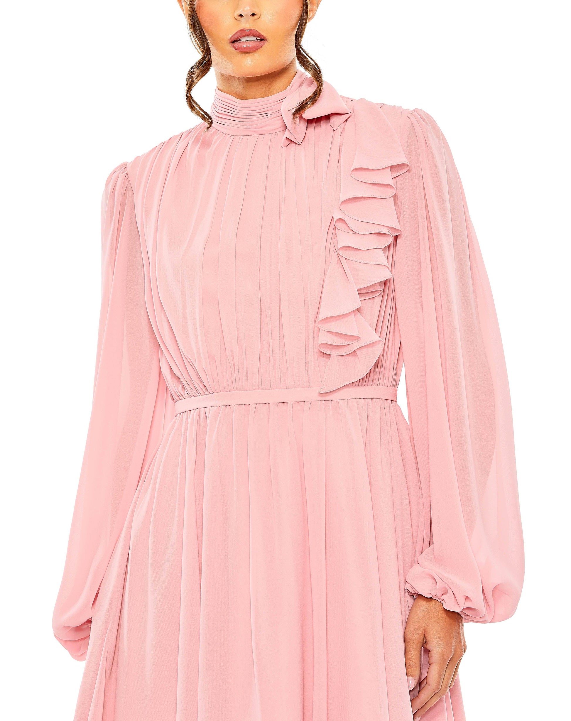 Mac Duggal 55878  Long Sleeve Short Cocktail Dress