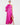 Formal Dresses Ruffled Asymmetrical Formal Long Evening Dress Magenta