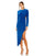 Cocktail Dresses High Low Long Sleeve Cocktail Dress Cobalt