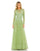 Formal Dresses Long Sequin A Line Formal Evening Gown Sage