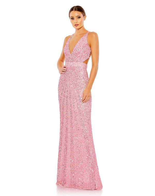 Long Prom Formal Sequin Dress Long Sequin Prom Mac Duggal 5686