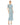 Formal Dresses Short Sleeve Formal Midi Length Dress French Blue