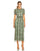 Formal Dresses Short Sleeve Formal Midi Length Dress Sage