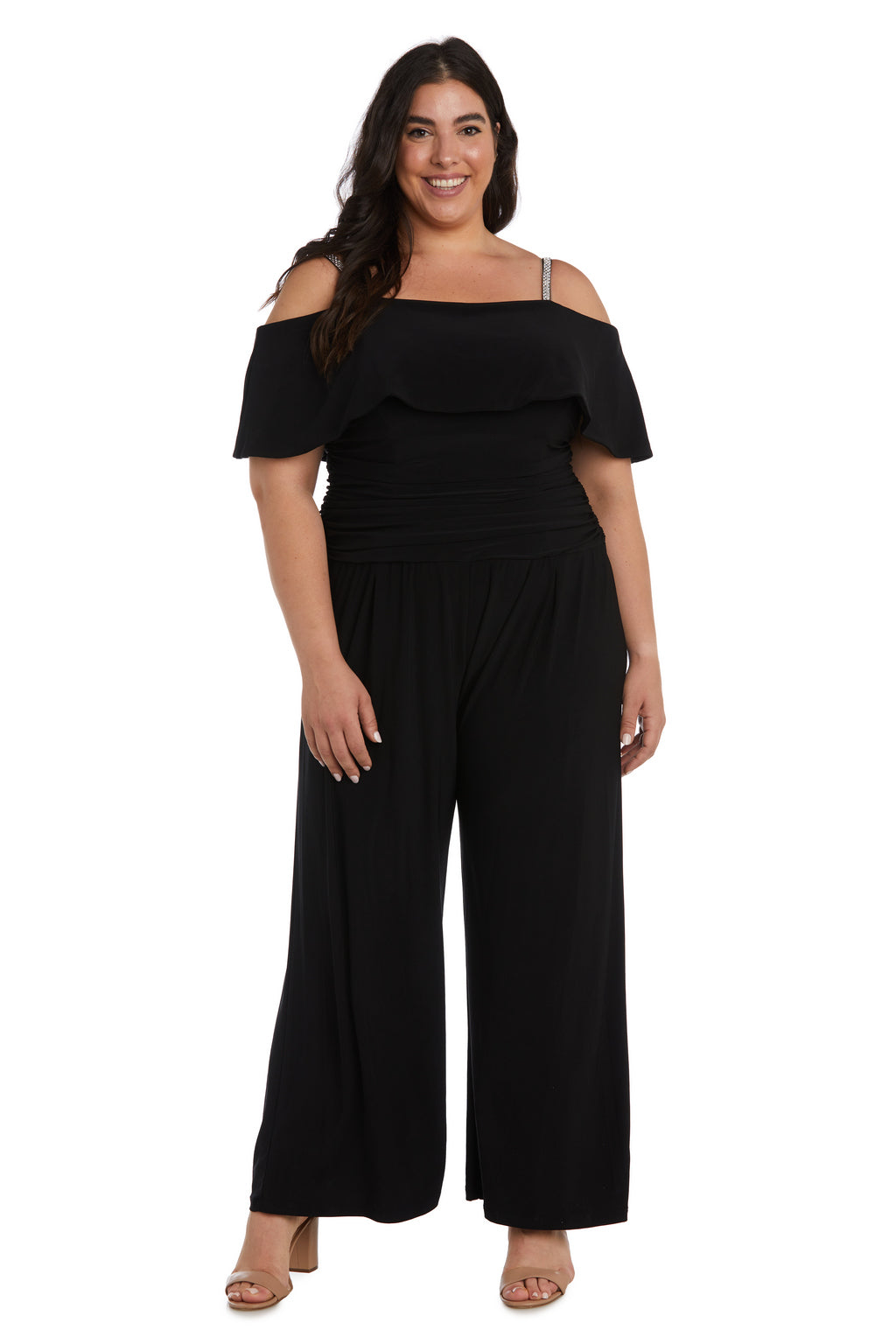 Jumpsuit Long Plus Size Formal Jumpsuit Black